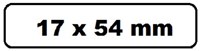 Labeletiket Quantore DK-11204 17x54mm wit-5