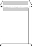 Akte envelop zonder venster 230x310mm met plakstrip doos van 250 stuks bruin-2