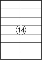 Kores Universal-Etiketten, 105 X 42,3 Mm, Weiß (L10542) Ab 5,45