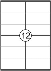 Etiketten Quantore 105x48mm 1200stuks