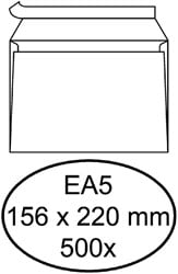 A5 Envelop 156x220mm met plakstrip doos van 500 stuks