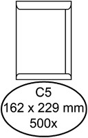 Akte envelop 162x229mm zonder venster doos van 500 stuks