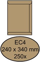 Akte envelop 240x340mmzonder venster doos van 250 stuks