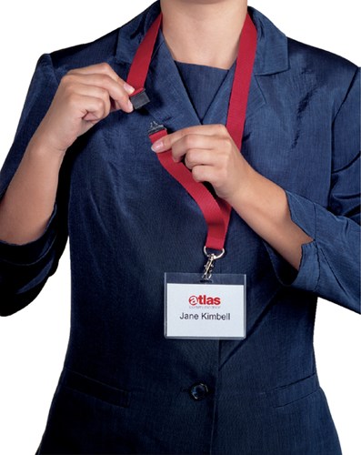 Keycord Durable 8137 met karabijnhaak rood-2