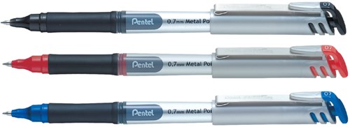 Rollerball Pentel BL17 blauw 0.4mm-2