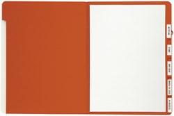 Sorteermap Jalema A4 6-vaks rood