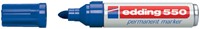 Edding stift 550 permanent marker blauw