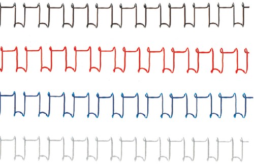 Bindringen metaal GBC Wire-O 6 mm zwart doos 100 stuks-2