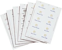 Badgekaart Durable 1451 bedrukbaar 30x60mm 540stuks