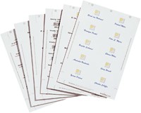 Durable Badgemaker insteekkaartjes 60 x 90 mm voor badges 8003, 8106, 8603 en 8612 160 stuks