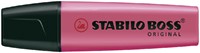 Markeerstift Stabilo Boss Original plastic etui van 6 stuks: geel, groen, oranje, roze, blauw en rood-12