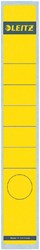 Leitz zelfklevende rugetiketten voor smalle ordner lang model geel pk/10