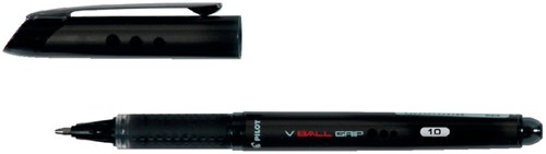 Rollerball PILOT V-Ball grip VB10 zwart 0.6mm