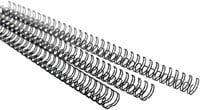 Metalen bindringen GBC MultiBind 21-rings 12 mm zilver  doos van 100 stuks-2