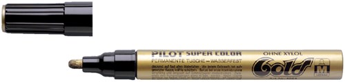 Lakmarker PILOT Super SC-G-M goud 2mm 12 stuks
