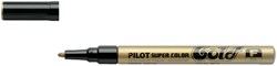 Lakmarker PILOT Super SC-G-F goud 1mm 12 stuks