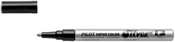 Lakmarker PILOT Super SC-S-F zilver 1mm 12 stuks