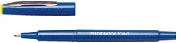 Fineliner PILOT Razor Point SW-10 PP blauw 0.4mm