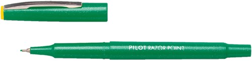Fineliner PILOT Razor Point SW-10 PP groen 0.4mm