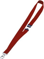 Keycord Durable 8137 met karabijnhaak rood