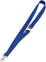 Keycord Durable 8137 met karabijnhaak donkerblauw