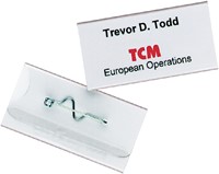 Durable badge met speld 30 x 60 mm