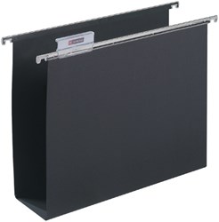 Hangmap Alzicht A6621-58 folio U-bodem 80mm zwart