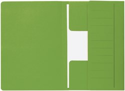 Dossiermap karton Jalema Mammoet folio 3 kleppen groen Djois