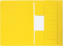 Dossiermap karton Jalema Mammoet folio 3 kleppen geel Djois