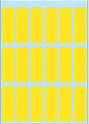 Herma etiketten 3651 12x34mm geel 90stuks