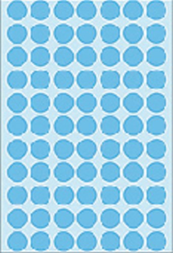 Etiket Herma 2233 rond 13Mm blauw-3