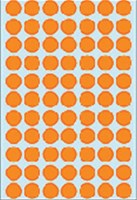Herma etiketten 2234 rond 13Mm fluor oranje 1848stuks-3