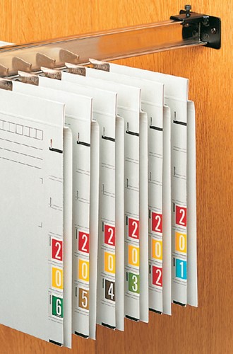 Jalema Clipex Secolor laterale hangmappen A4 blauw-2