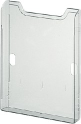 Folderhouder wand A4 Exacompta 1-vak staand helder transparant