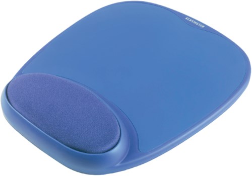 Muismat met polssteun Kensington foam blauw