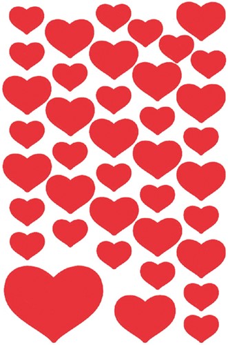 Hartjes stickers