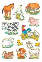 Herma etiketten boerderijdieren