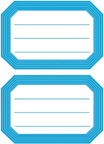 Herma etiketten 5714 82x55mm schrift blauwe rand 12stuks-2