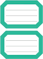 Herma etiketten 5716 82x55mm schrift groene rand 12stuks-2