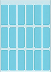 Herma etiketten 3653 12x34mm blauw 90stuks