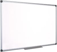 Whiteboard magnetisch 45x60cm gelakt staal Quantore