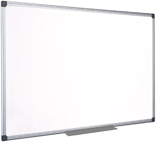 Whiteboard magnetisch 45x60cm gelakt staal Quantore