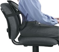 Fellowes Office Suites rugsteun van gaas zwart-3