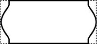 Prijsetiket 12x26mm Sato Samark permanent wit-2