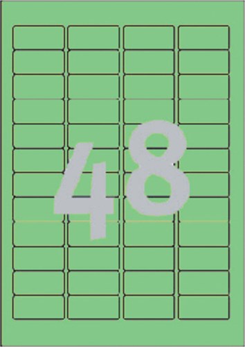 Avery etiketten L6040-20 45.7x21.2mm groen 960stuks-2