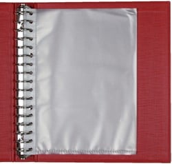 Showtassen A5 60 micron 17-rings pak van 10 stuks Quantore