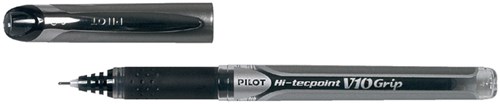 Rollerball PILOT Hi-Tecpoint grip V10 0.6mm zwart