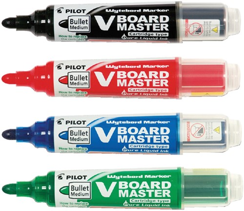 Pilot V board Master whiteboard marker zwart-2