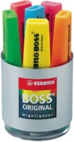Markeerstift STABILO Boss Original 7006 deskset  à 6 kleuren