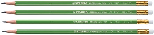 Potlood STABILO Greengraph 6004 HB met gumtip